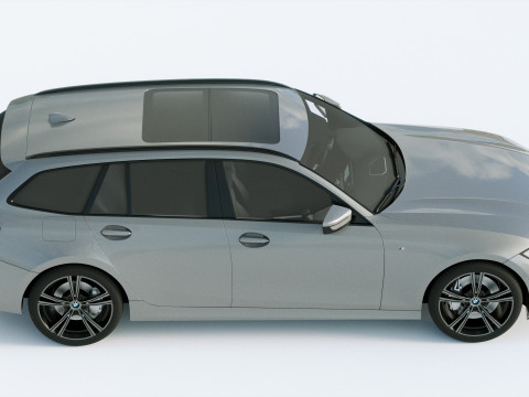 3-series touring g21 2020 3D Модель
