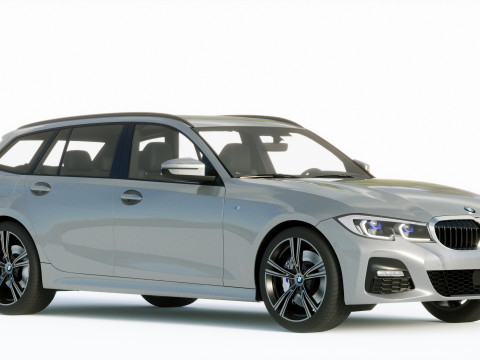 3-series touring g21 2020 3D Модель