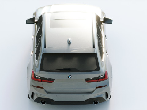3-series touring g21 2020 3D Модель
