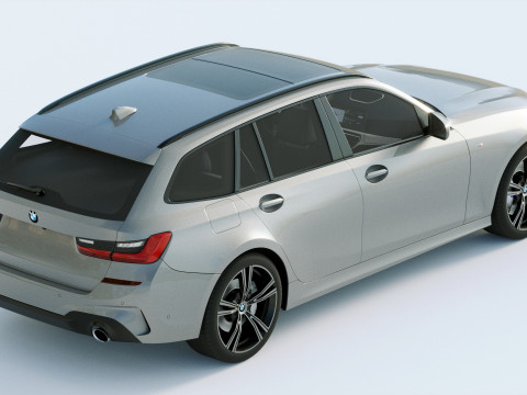 3-series touring g21 2020 3D Модель