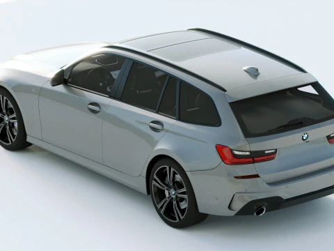 3-series touring g21 2020 3D Model