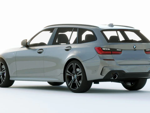 3-series touring g21 2020 3D Model