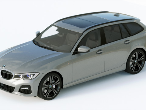 3-series touring g21 2020 3D Модель