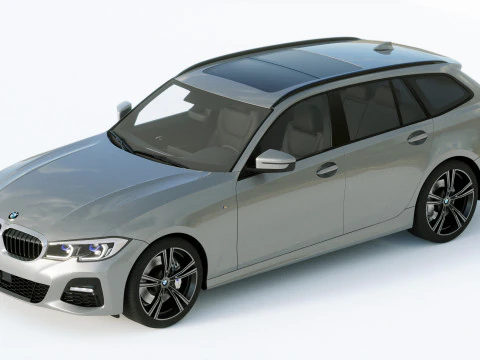 3-series touring g21 2020 3D Model