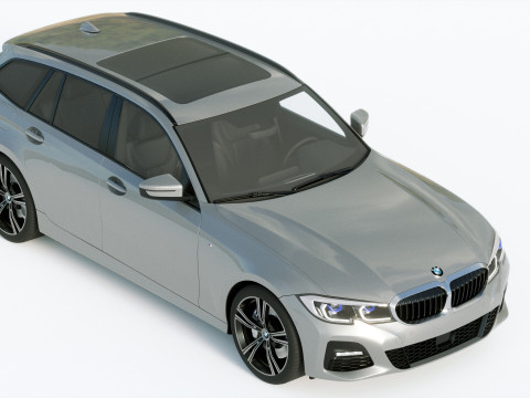 3-series touring g21 2020 3D Модель