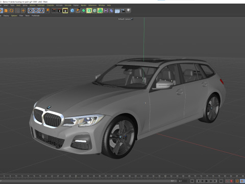 3-series touring g21 2020 3D Модель