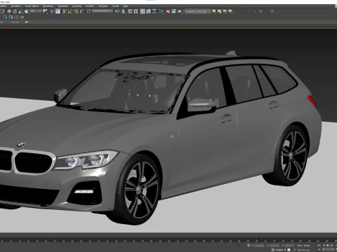 3-series touring g21 2020 3D Model