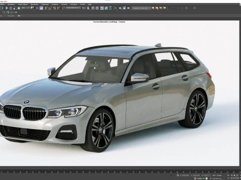 3-series touring g21 2020 3D Model