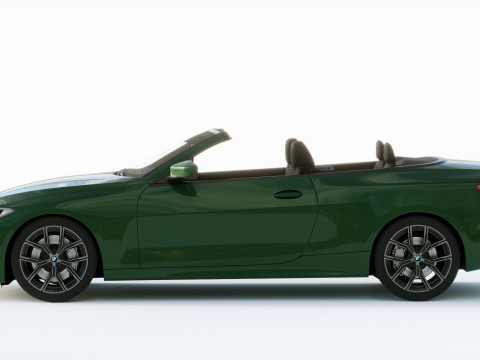 4-series Convertible 2021 3D 모델