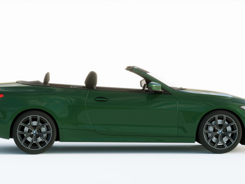 4-series Convertible 2021 3D 모델