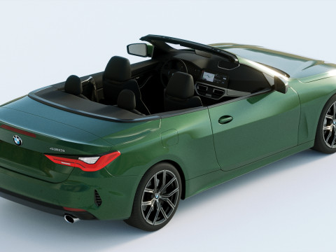 4-series Convertible 2021 3D 모델