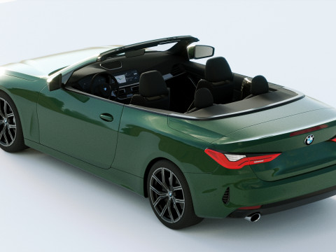 4-series Convertible 2021 3D 모델