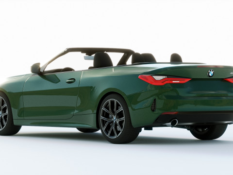 4-series Convertible 2021 3D 모델
