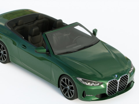 4-series Convertible 2021 3D 모델