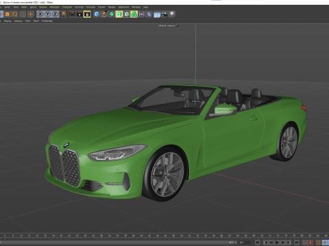 4-series Convertible 2021 3D 모델