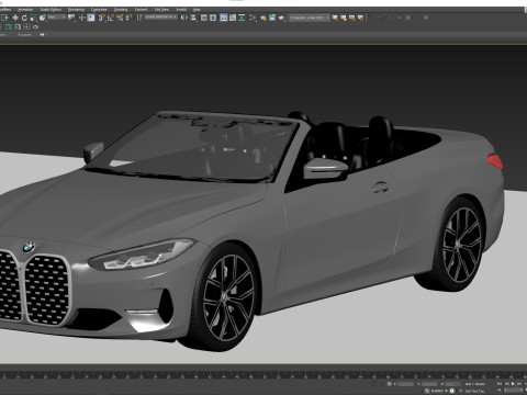 4-series Convertible 2021 3D 모델