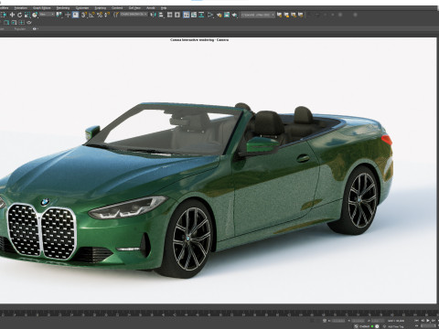 4-series Convertible 2021 3D 모델