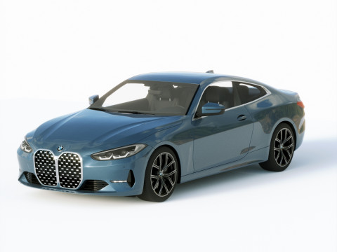 4-series coupe 2021 3D मॉडल