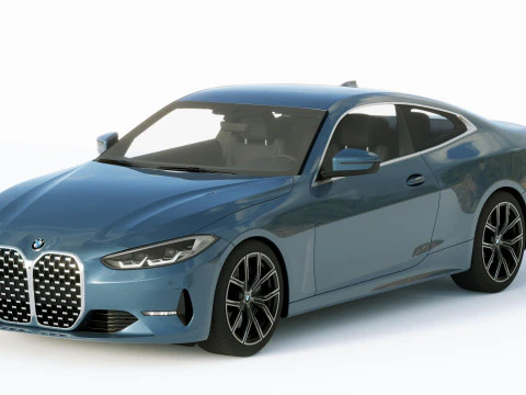 4-series coupe 2021 3D Model