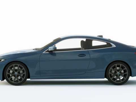 4-series coupe 2021 3D Model