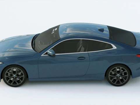 4-series coupe 2021 3D Model