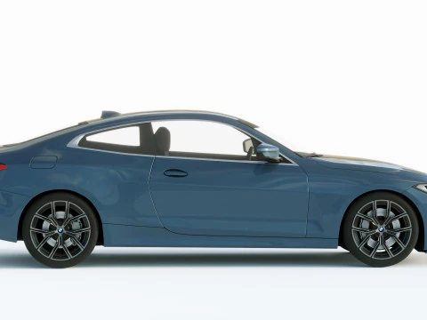 4-series coupe 2021 3D Model