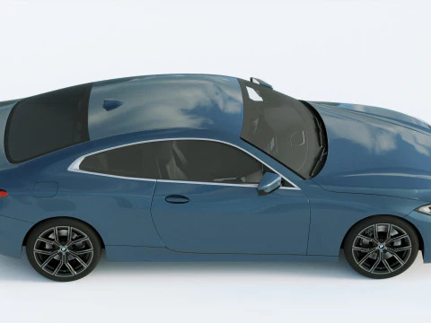 4-series coupe 2021 3D Model