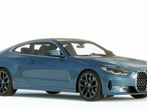 4-series coupe 2021 3D Model