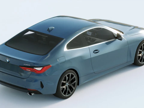 4-series coupe 2021 3D Model