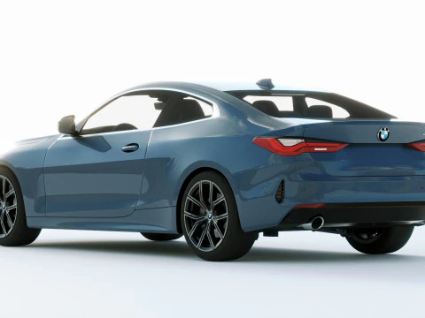 4-series coupe 2021 3D Model