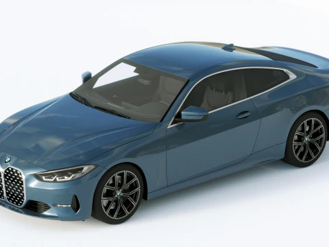 4-series coupe 2021 3D Model