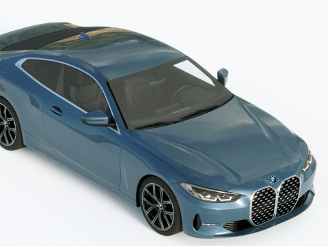 coupe 4 seri 2021 Model 3D