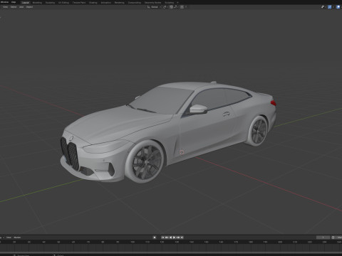 coupe 4 seri 2021 Model 3D