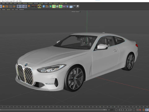 4-series coupe 2021 3D Model