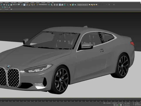 4-series coupe 2021 3D Model