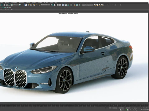 4-series coupe 2021 3D Model