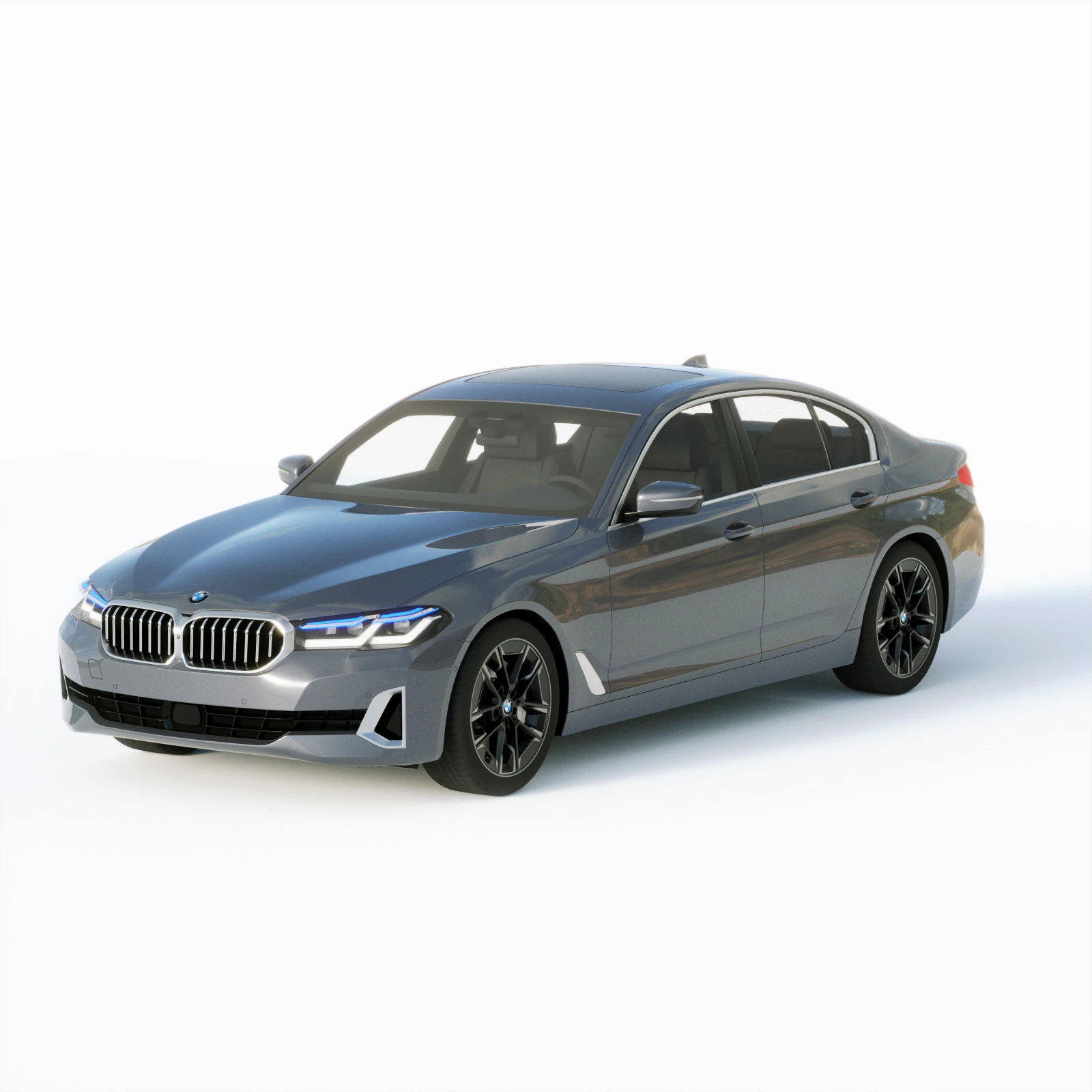 5-series g30 2021 3D Model .c4d .max .obj .3ds .fbx .stl .blend 