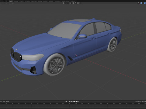 5-series g30 2021 3D Модель