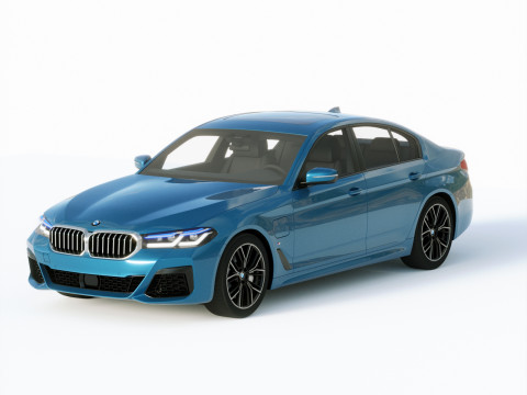 5-series g30 m sport 2021 3D Modell