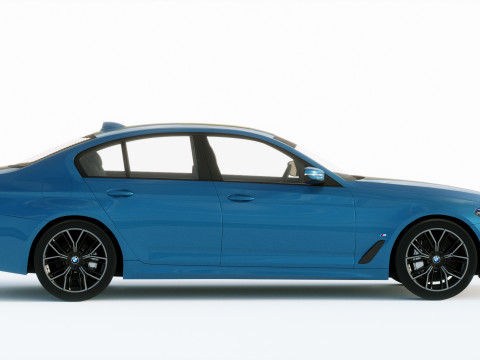 5-series g30 m sport 2021 3D Modell