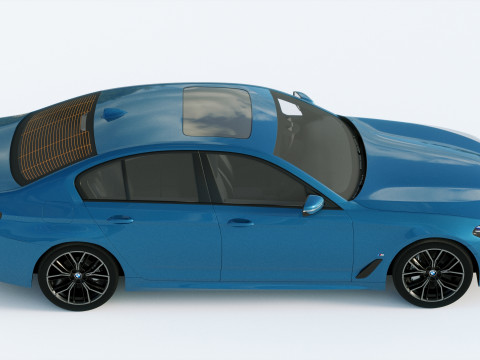 5-series g30 m sport 2021 3D Modell