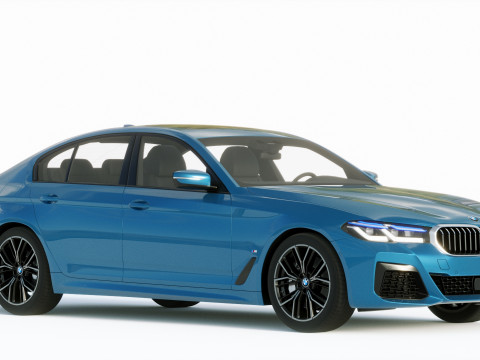 5-series g30 m sport 2021 3D Modell