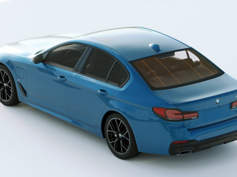 5-series g30 m sport 2021 3D Modell