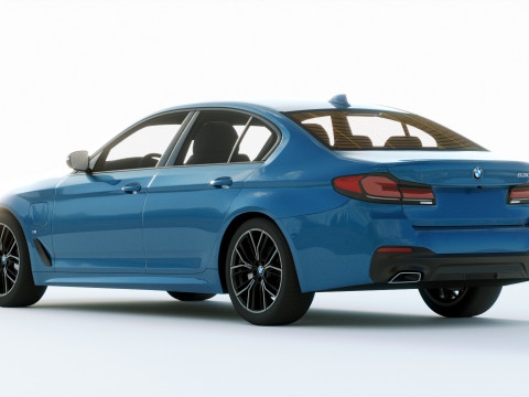 5-series g30 m sport 2021 3D Modell