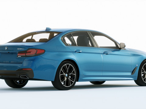 5-series g30 m sport 2021 3D Modell