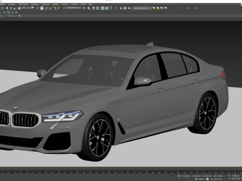 5-series g30 m sport 2021 3D Modell