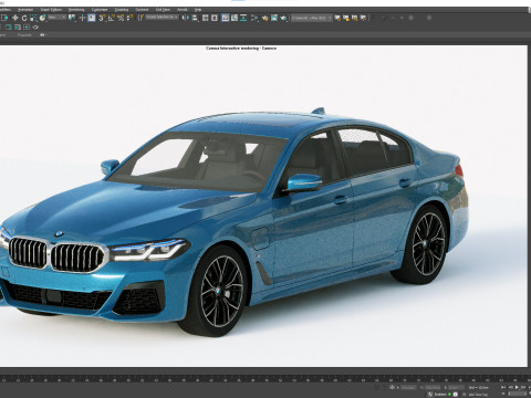 5-series g30 m sport 2021 3D Modell
