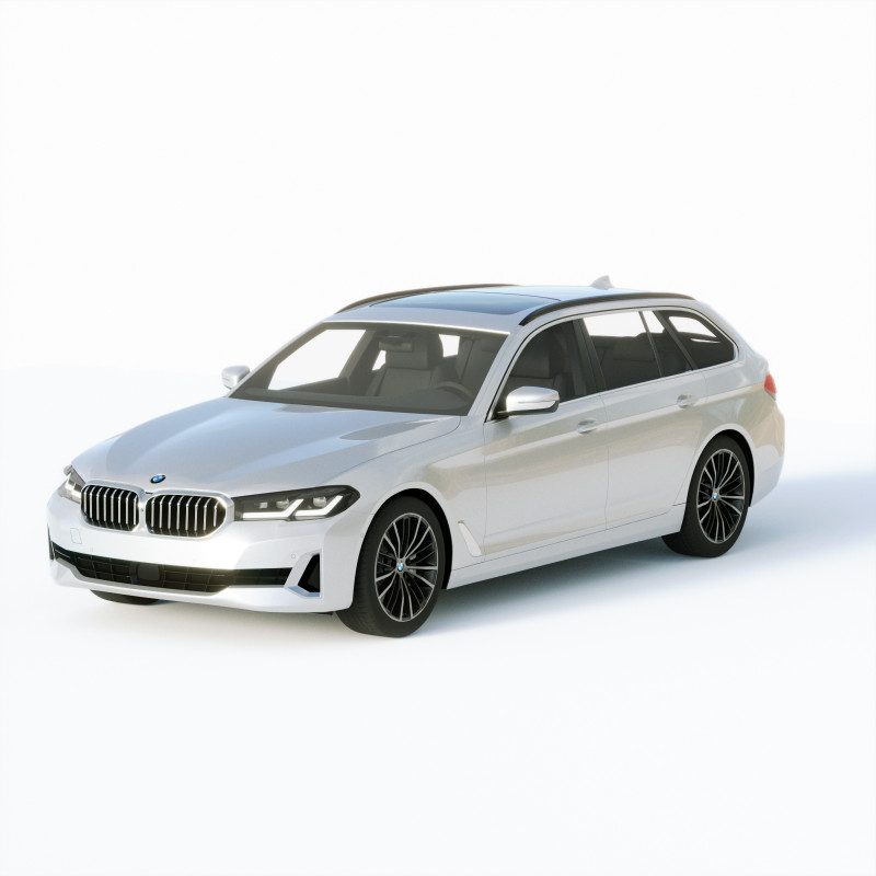 5-series touring g31 2021 3D Model .c4d .max .obj .3ds .fbx .stl .blend