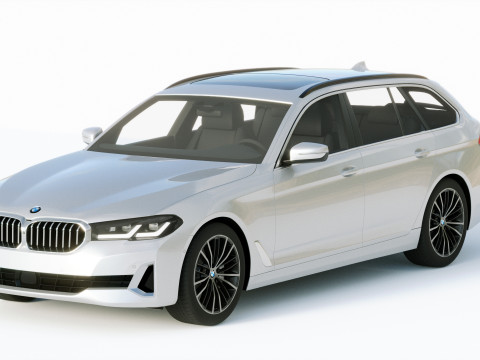 5-series touring g31 2021 3D Model