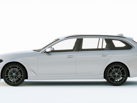 5-series touring g31 2021 3D Model